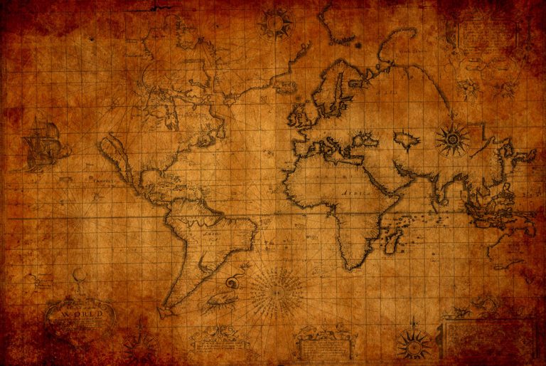 Antique World Map by Nekarius