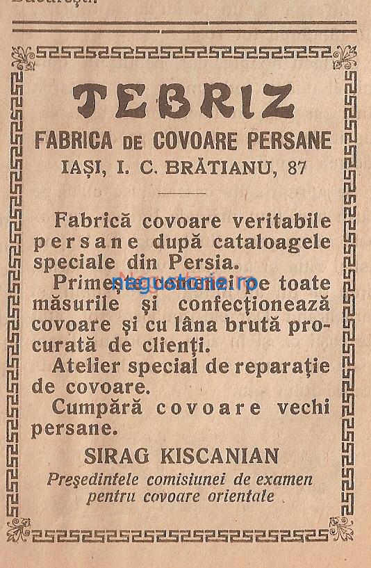 Kiscanian - Ararat-24-iun-1926
